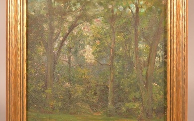 Attrib. to W.S. Bucklin Forest Landscape Painting.
