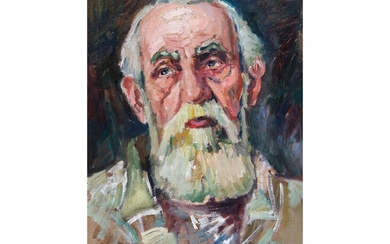 August Rieger Vienne 1886 - 1941 Vienne "Portrait Carl Moll" Huile sur carton 42 x...