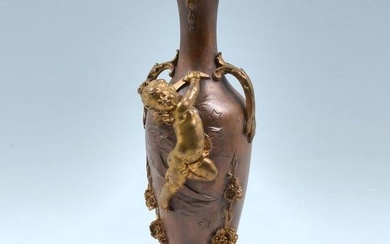 Auguste Moreau Bronze Period Vase