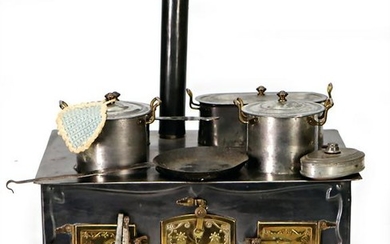 BING doll kitchen stove, height: 32 cm, width: 30.5 cm
