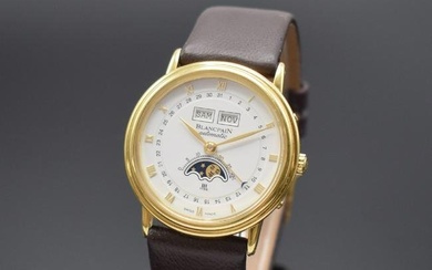 BLANCPAIN Villeret 18k yellow gold gents wristwatch