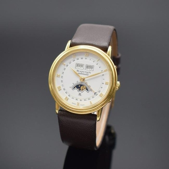 BLANCPAIN Villeret 18k yellow gold gents wristwatch