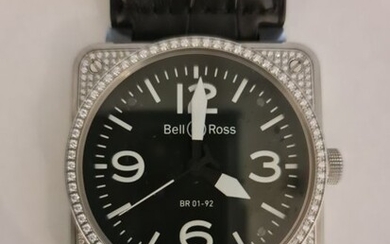 Bell & Ross - BR01-92 Diamonds - BR01-92-S - Unisex - 2018