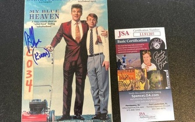 Bill Irwin Signed Autographed My Blue Heaven VHS Movie With JSA COA