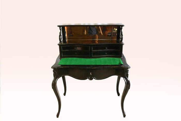 Black laquered secretary desk - William III - Mahogany - mid 19th century