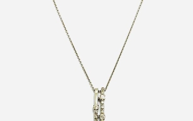 Bliss By Damiani - 18 kt. White gold - Necklace with pendant - 0.15 ct Diamond