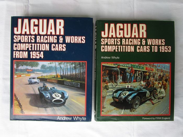 Books - Jaguar, Sports Racing + Works Competition Cars 1. to 19532. from 1954