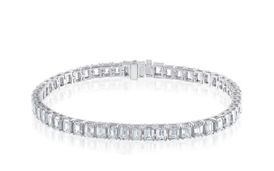 Bracelet White gold - 10.74 tw. Diamond (Lab-grown)