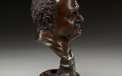 Bust, Cicero - modeled after the Roman era - Renaissance - Bronze (patinated) - XVI-XVII century