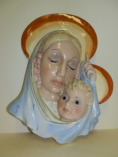 C.I.A. Manna - Madonna plaque - Ceramic