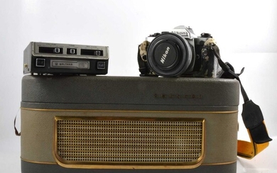 Camera, video and other items; including Nikon FM2 35mm film camera