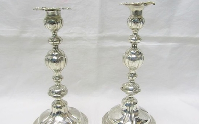 Candlestick - .925 silver - Barcelona - Spain - mid 19th century