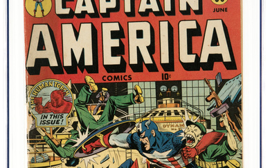 Captain America Comics #39 (Timely, 1944) CGC VG- 3.5...
