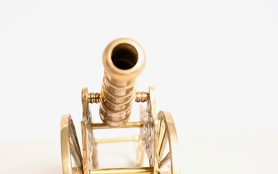 Cast Brass Cannon