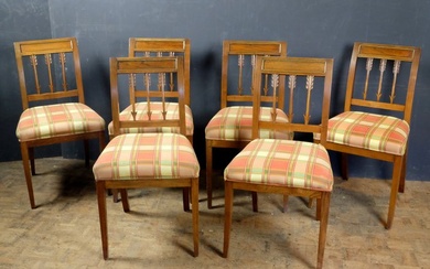 Chair (6) - elm wood