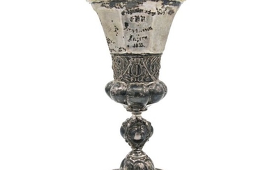 Chalice - Punched silver - Switzerland - 1853