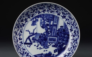Chinese Blue and White Plate