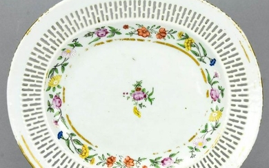 Chinese Export Reticulated Porcelain Platter