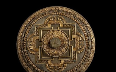 Chinese Gilt Bronze Thangka