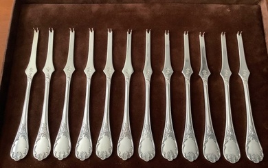 Christofle Kreeft - Fork (12) - Marly - Silverplate