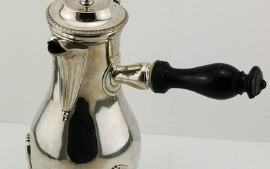 Coffee pot, Coffee or Chocolate Pot on Three Feet (1) - .950 silver - France - Late 18th century