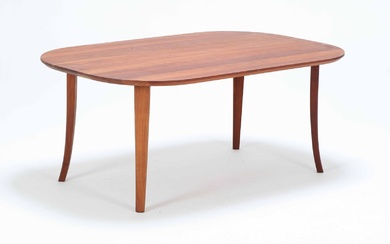 Coffee table made of solid American cherry