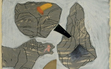 Concetto Pozzati (1935), Rinoceronte, 1983