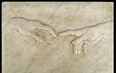 Creation of Adam, taken from Michelangelo 20th century