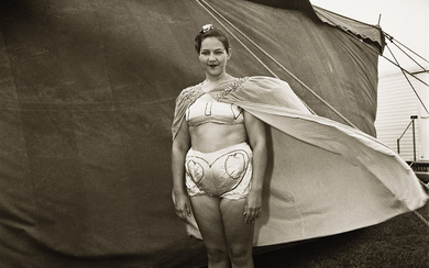 DIANE ARBUS (1923-1971) Girl in Her Circus Costume, MD.