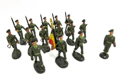 DURSO, 15 pieces, "Armoured Parade", 1 flag officer,...