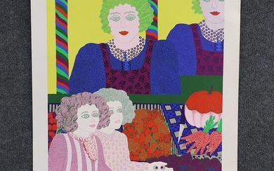 Daniele Akmen (Born 1945) Color Lithograph Figures