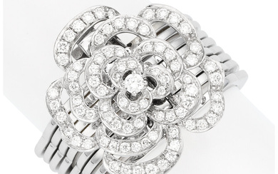 Diamond, White Gold Convertible Ring Stones: Full-cut diamonds weighing...