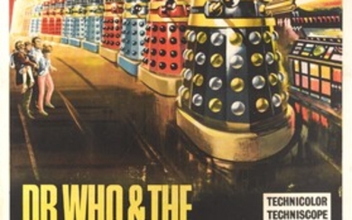 Dr. Who and the Daleks (1965), poster, British