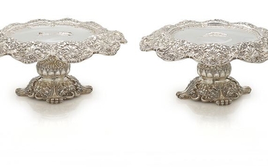 Edward C. Moore - Tiffany & Co. - Pairs of stands Tiffany & Co. (2) - .925 silver - Late 19th century