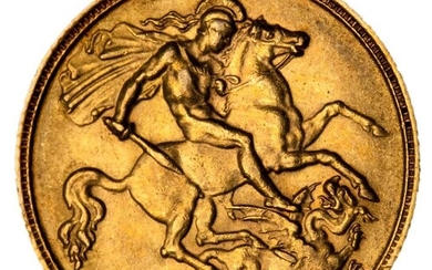 Edward VII half gold Sovereign, 1906