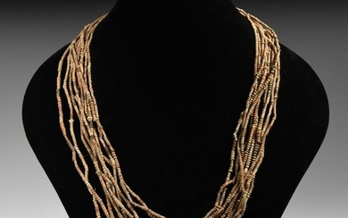 Egyptian Coptic Bead Necklace String Group