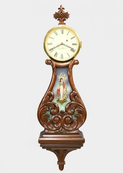 Elmer Stennes Lyre Banjo Clock