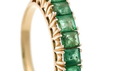 Emerald ring GG 750/000 w