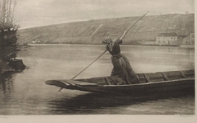 Emile Adan, The Ferrymans Daughter, photogravure 1870s