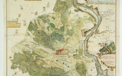 FONTAINEBLEAU (77). Gravure de 1705 : « Forêt... - Lot 69 - Vermot et Associés
