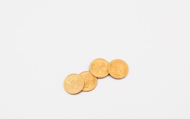 FOUR GOLD COINS