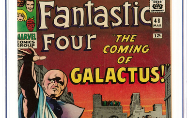 Fantastic Four #48 (Marvel, 1966) CGC NM 9.4 White...