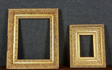 Frames - lot N - (h. 52 x 44cm) (2) - Bronze (gilt), Wood - Second half 19th century