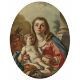 Francesco de Mura1696 Naples - 1782 ibid, attribué à Marie avec l'enfant et le garçon...
