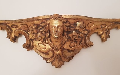 Frieze - golden wood - Early 20th century