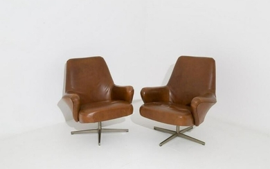 G.Moscatelli for Formanova Armchairs, 1960s, Set of 2