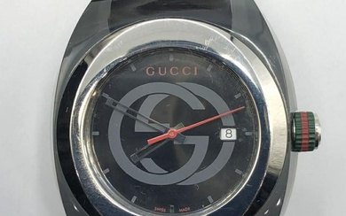 GUCCI SYNC XXL YA137101 Gucci Sync Watch Black Green Red