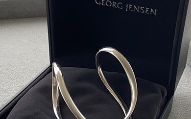 Georg Jensen - 925 Silver - Beautiful bangle INFINITY # 452A, size S