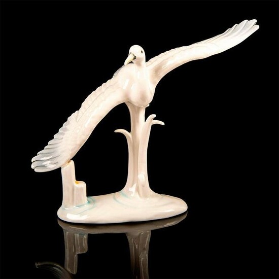German Style Porcelain Figurine, Flying Bird