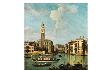 Giovanni Battista Cimaroli, um 1687 – 1753, DIE MÜNDUNG DES CANNAREGIO IN DEN CANAL GRANDE